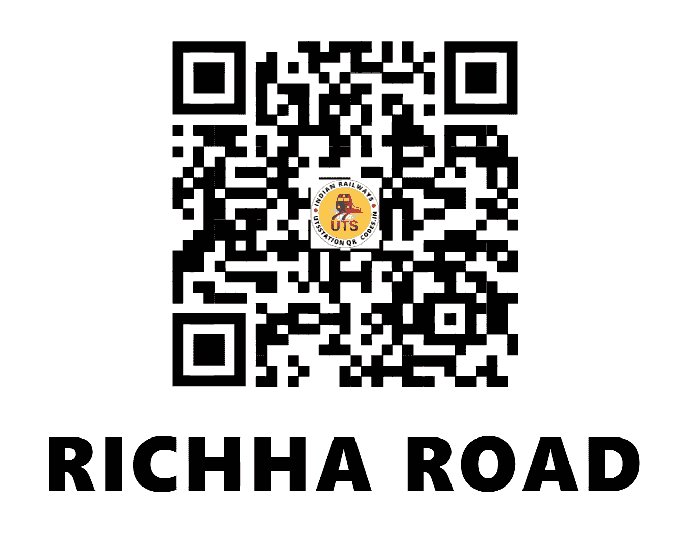 UTS QR Code for RICHHA ROAD - RR - NE (UTTAR PRADESH)
